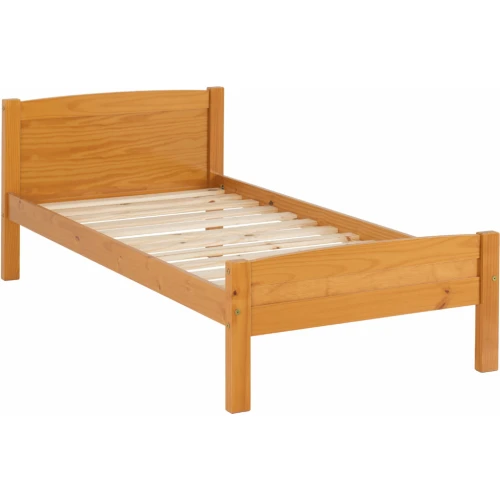 Amber Antique Pine 3ft Bed