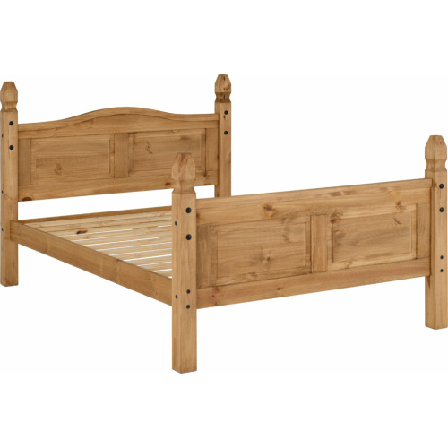 Corona Pine 5ft Bed High Foot End