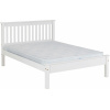 Monaco 4ft6 White Bed Low Foot End