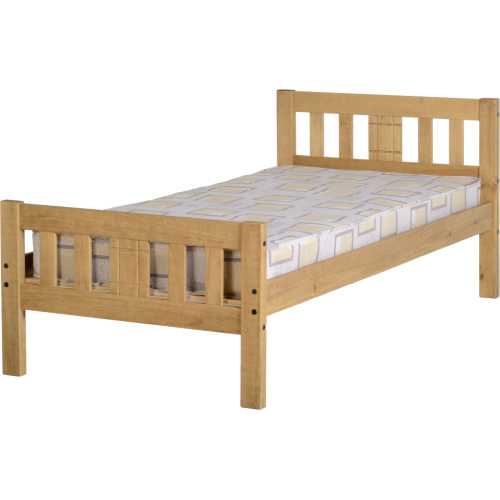 Rio 3' Distressed Waxed Pine Bed