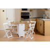Santos White Butterfly Dining Set