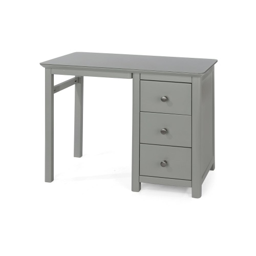 Elgin Grey Single Pedestal Dressing Table