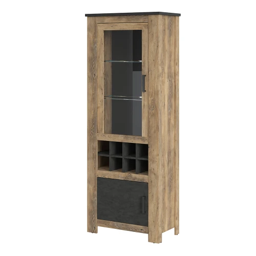 Apallo 2 door display cabinet - IW Furniture