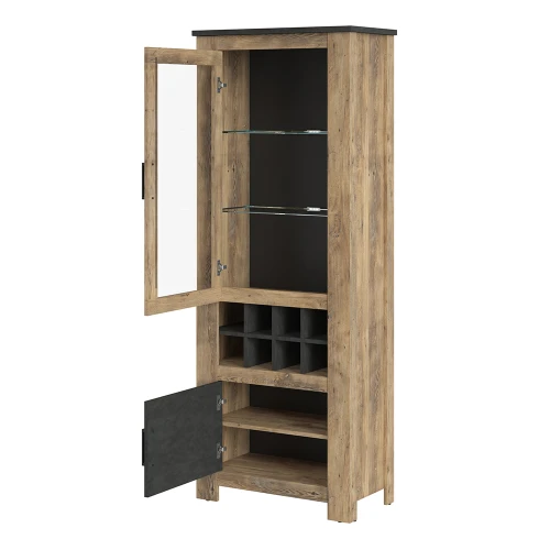 Apallo 2 door display cabinet - IW Furniture