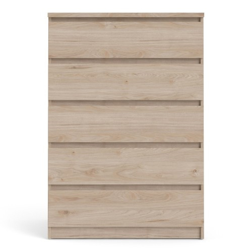 70276231hl Caia Chest of 5 Drawers in Jackson Hickory - IW Furniture