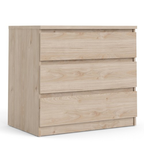 70276235hl Caia Chest of 3 Drawers in Jackson Hickory - IW Furniture