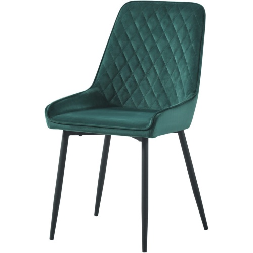 Avery Chair Emerald Green Velvet - IW Furniture