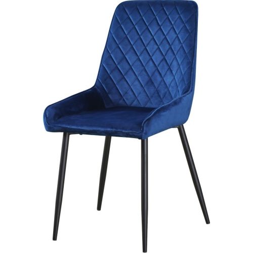 Avery Chair Sapphire Blue Velvet - IW Furniture