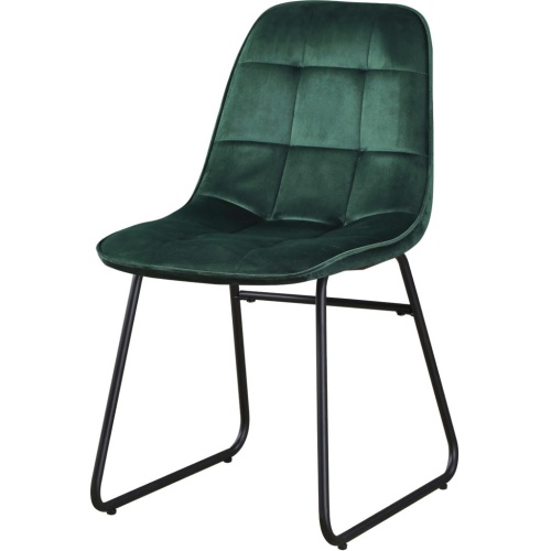 Lukas Chair Emerald Green Velvet - IW Furniture