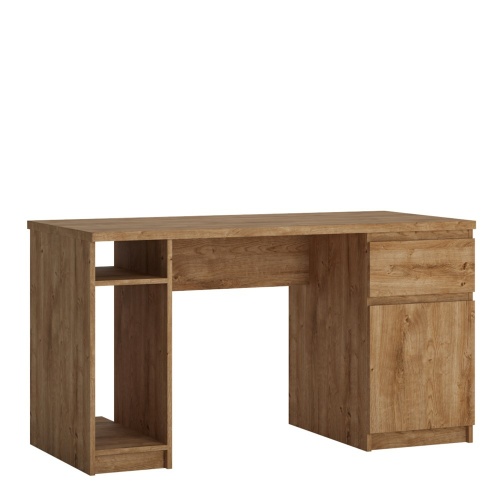 Ribo 1 door drawer twin desk Golden Oak