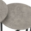 ATHENS ROUND 3PC NEST OF TABLES - CONCRETE EFFECT 2021 300-303-036