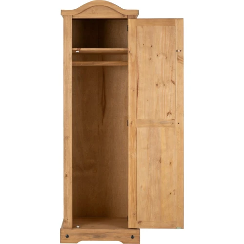 Corona Pine 1 Door Wardrobe