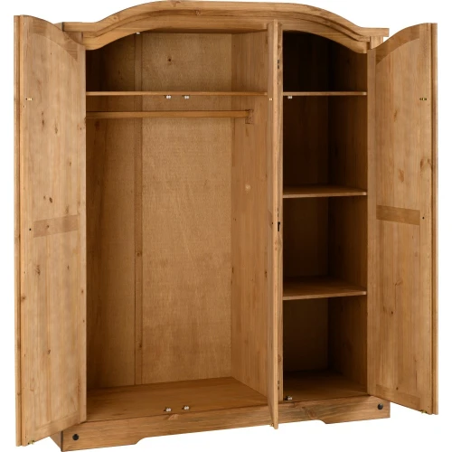 Corona Pine 3 Door Wardrobe