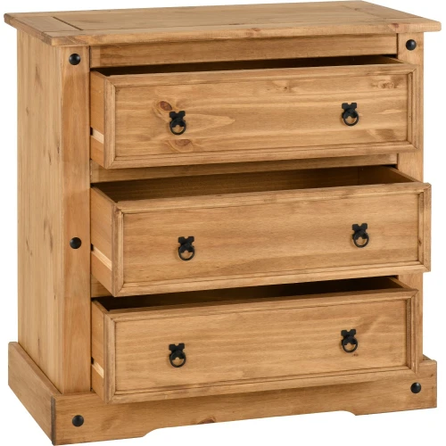 Corona Pine 3 Drawer Chest