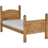 Corona Pine 3ft Bed High Foot End