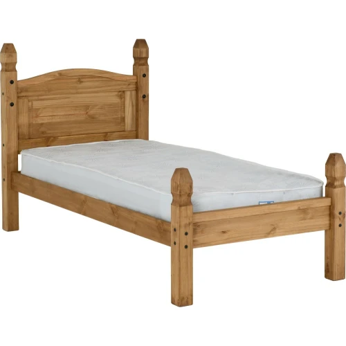 Corona Pine 3ft Bed Low Foot End