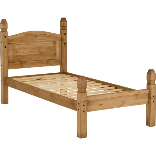 Corona Pine 3ft Bed Low Foot End