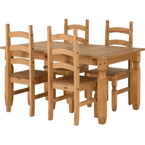 Corona Pine 5ft Dining Set