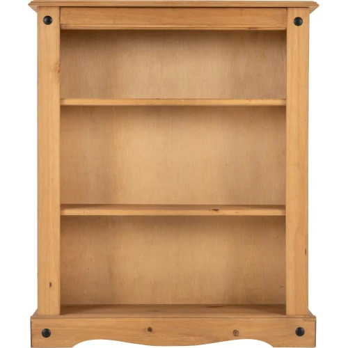 Corona Pine Low Bookcase