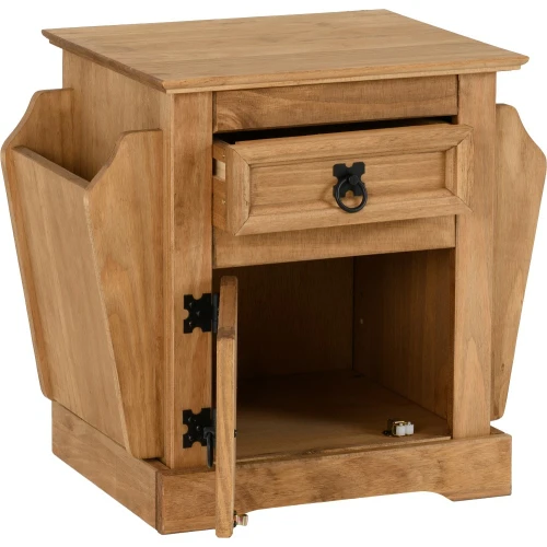 Corona Pine 1 Drawer Magazine Table