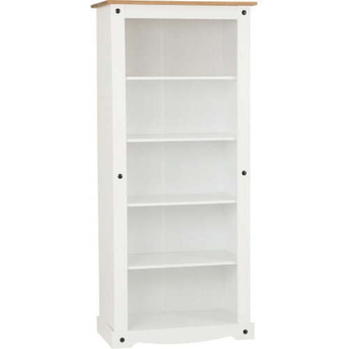 Corona White Tall Bookcase