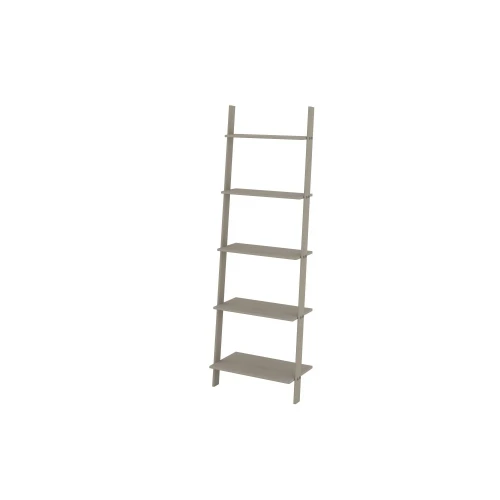 Corona Washed Grey Ladder Design Tall Bookcase
