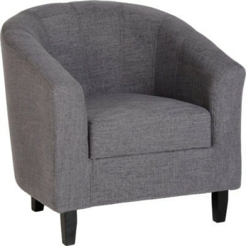 Tempo Grey Fabric Tub Chair