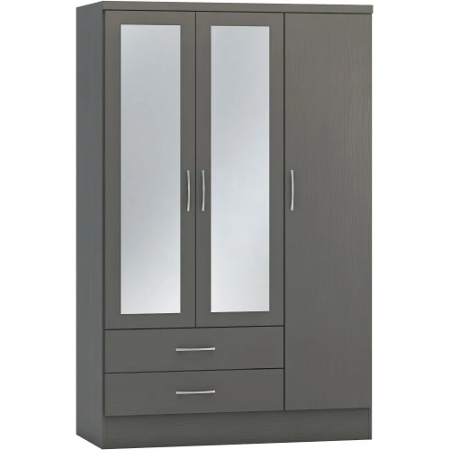 Nevada 3 Door 2 Drawer Wardrobe 3D