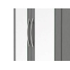Nevada 3D Grey 3 Door 2 Drawer Mirrored Wardrobe