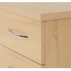 Nevada Sonoma Oak 3 Drawer Bedside Cabinet