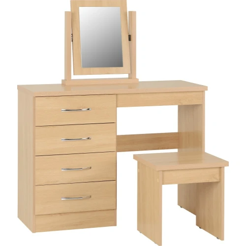 Nevada 4 Drawer Dressing Table Sonoma