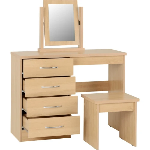 Nevada Sonoma Oak Dressing Table Set