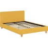 Prado 4f6 Mustard Fabric Bed