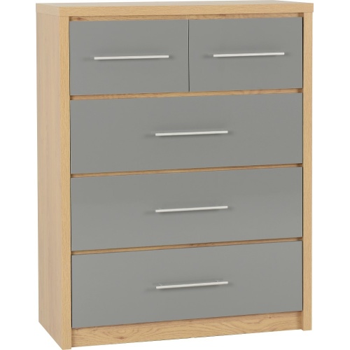 Seville Grey 3 and 2 Drawer Chest