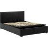 Waverley Black 4ft6 Faux Leather Storage Bed