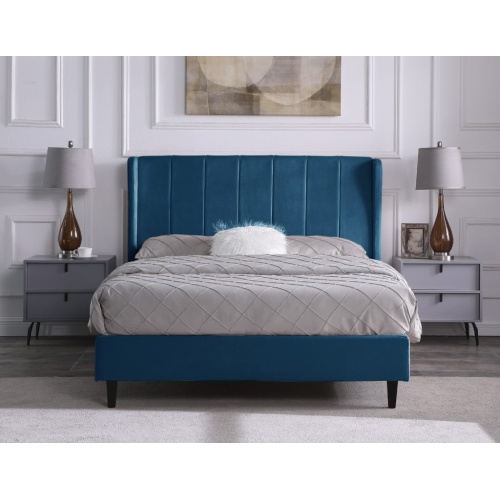 Amelia 5ft Blue Bed