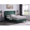 Amelia 4ft6 Green Bed