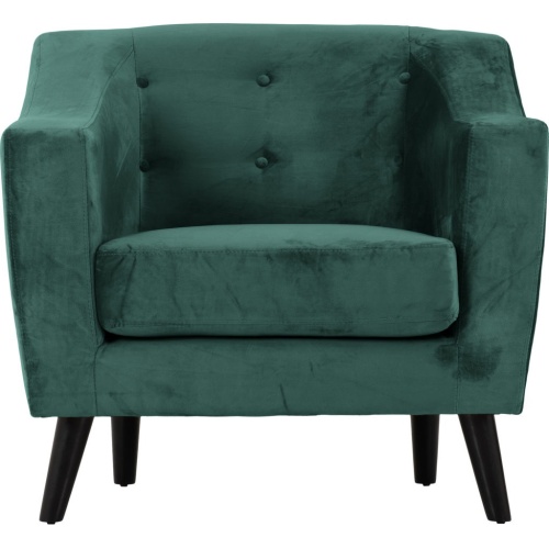 Ashley 1 Seater Sofa Green Velvet