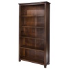 Boston Tall 5 Shelf Wooden Bookcase