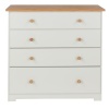Colorado White Oak 4 Drawer Chest of Drawers