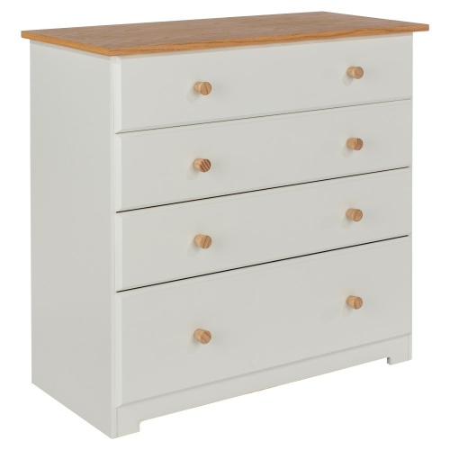 Colorado White Oak 4 Drawer Chest of Drawers