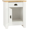 Ludlow Bedside Cabinet White Oak Lacquer