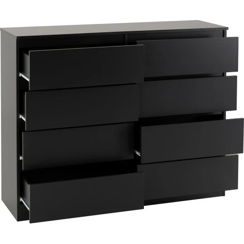 Malvern Black 8 Drawer Chest