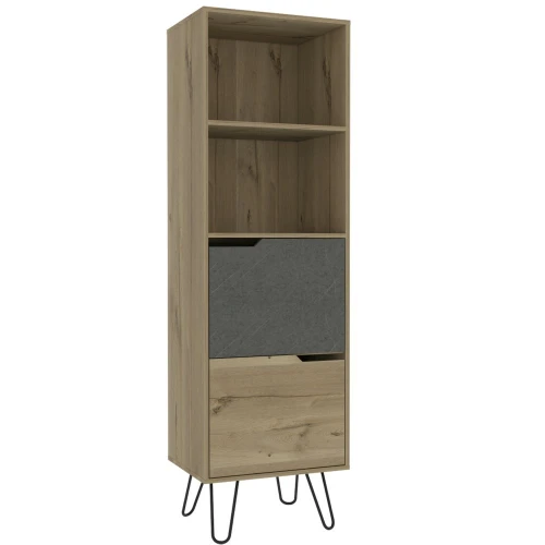 Manhatten 2 Door Tall Bookcase