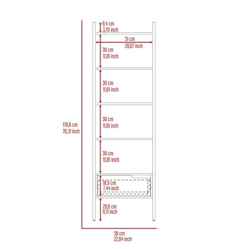 Manhatten Ladder Bookcase