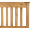 Monaco 3ft Bed High Foot End Distressed Waxed Pine