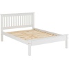 Monaco 5ft White Bed Low Foot End