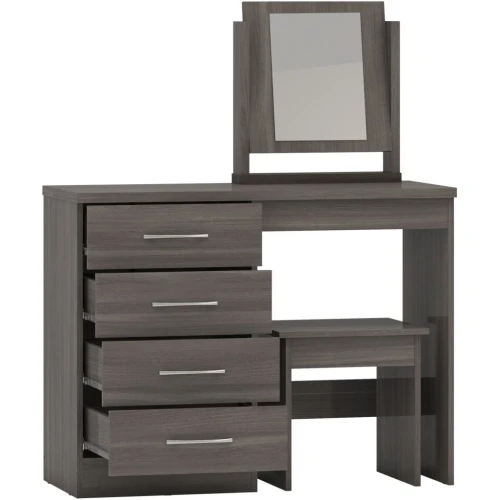 Nevada Black Dressing Table Set