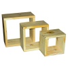 set of 3 Wall Cubes