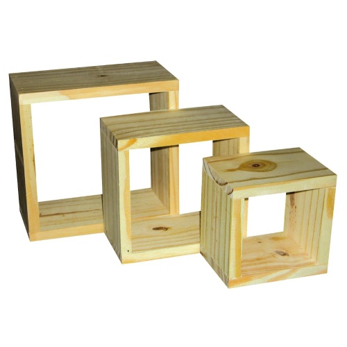 set of 3 Wall Cubes